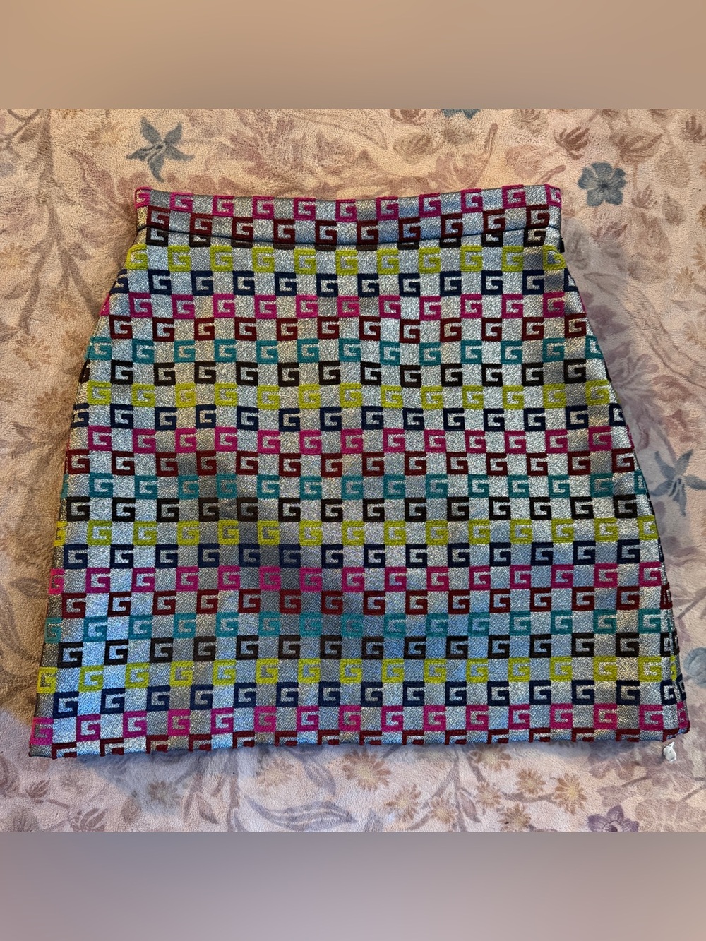 Gucci Shimmer Muli Color Skirt